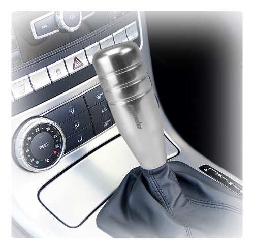 Manopla De Cambio Esportiva Speed Universal - Prata