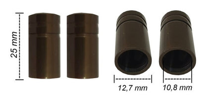 Tampa De Valvula Pneu Carro Redonda (kit 4pçs) Bico - 2,5cm