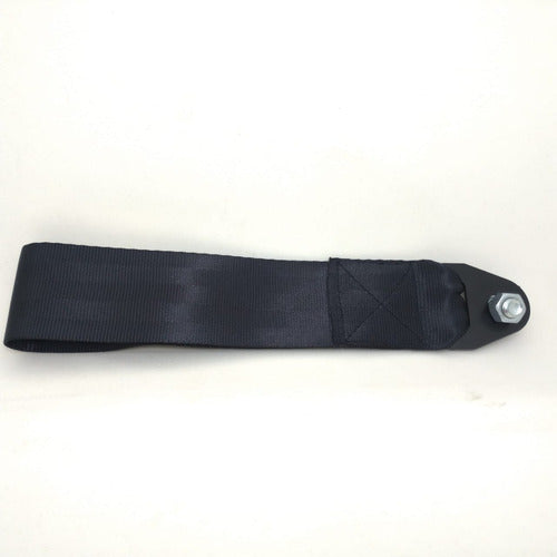 Kit Tow Strap+trava Parachoque+tampa Valvula+parafuso Prata