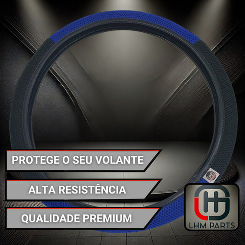 Capa De Volante Esportiva Ventilada P/ Carro 38cm Costurada