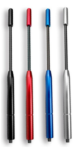 Antena Haste Alumínio Para Carro Com Rosca  (diversas Cores)