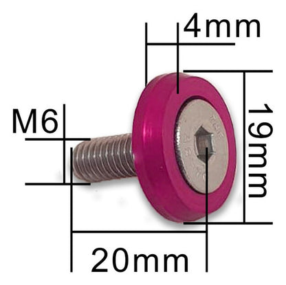 Kit Tow Strap+trava Parachoque+tampa Válvula Parafuso - Rosa