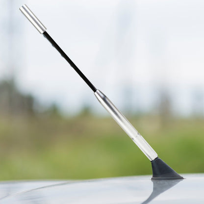 Antena Haste Alumínio Para Carro Com Rosca  (diversas Cores)