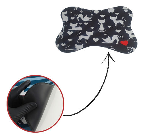 Tapete Comedouro Pet Americano Para Tigelas Cachorro Gato