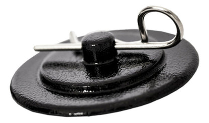 Kit 2 Trava De Capô Decorativa Aço Preto Tuning Carro