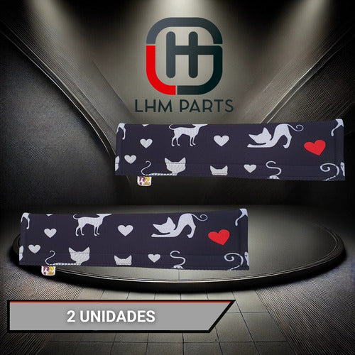 Protetor Cinto De Segurança Para Carro 2 Un Neoprene Capa