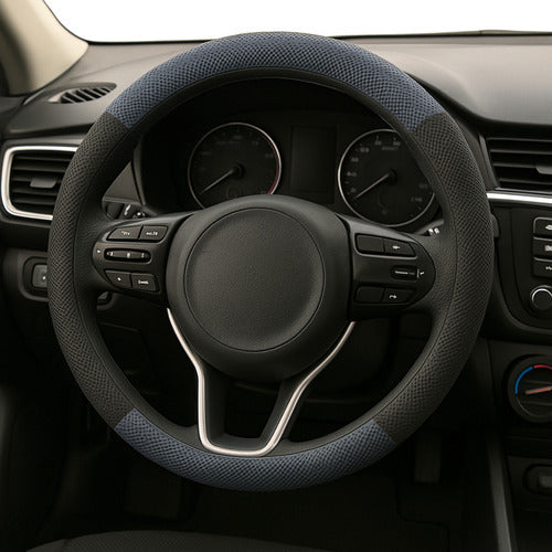 Capa De Volante Esportiva Ventilada P/ Carro 38cm Costurada