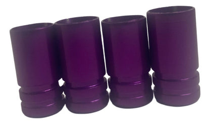 Tampa De Valvula Pneu Carro Redonda (kit 4pçs) Bico - 2,5cm