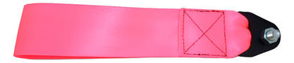 Tow Strap Hook Cinta Reboque Engate Parafusado - Rosa