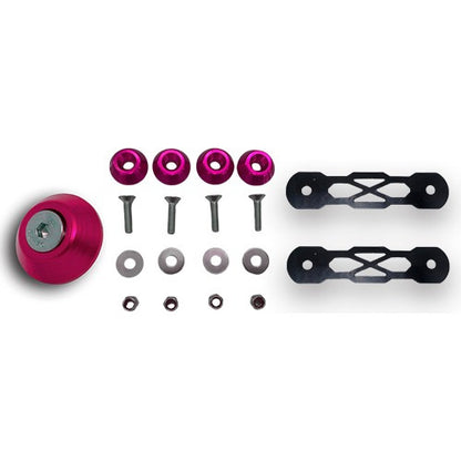 Trava De Para-choque Chapa Preto - Rosa (aplicação)