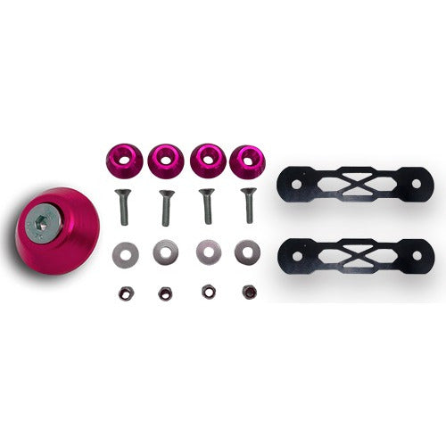 Trava De Para-choque Chapa Preto - Rosa (aplicação)