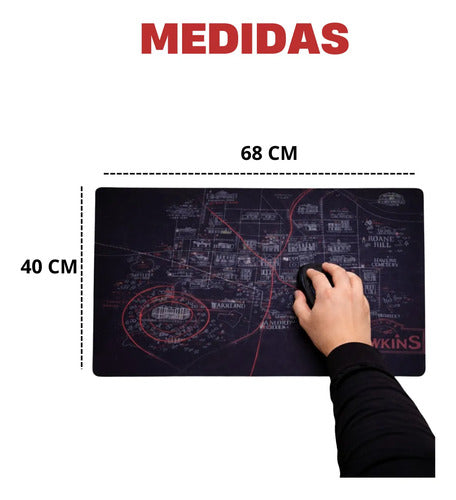 Mouse Pad Gamer Personalizado Grande 68x40 Série Personagem