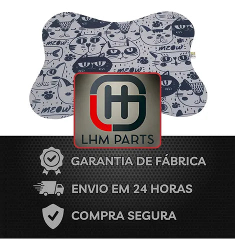 Tapete Comedouro Pet Antiderrapante Americano Cachorro Gato