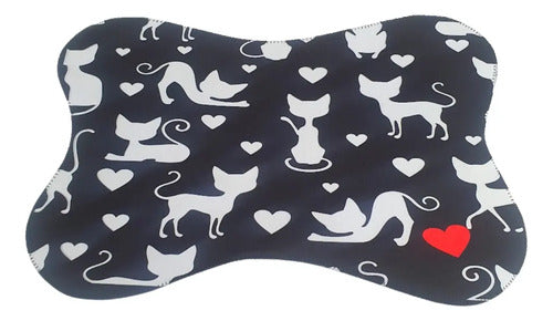 Tapete Comedouro Pet Antiderrapante Americano Cachorro Gato