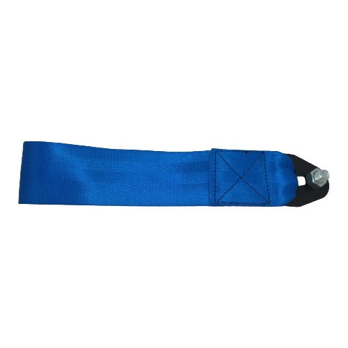 Tow Strap Hook Cinta Reboque Engate Parafusado - Azul