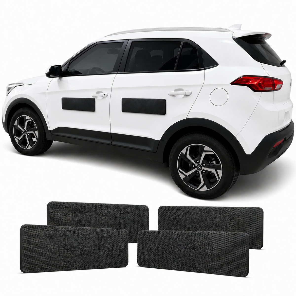 Protetor De Porta Para Carro em Garagem Apertada Com Imã Magnético - Kit Com 4 Peças