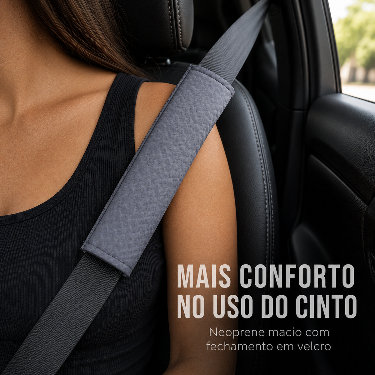 Capa Protetor de Cinto de Segurança em Neoprene