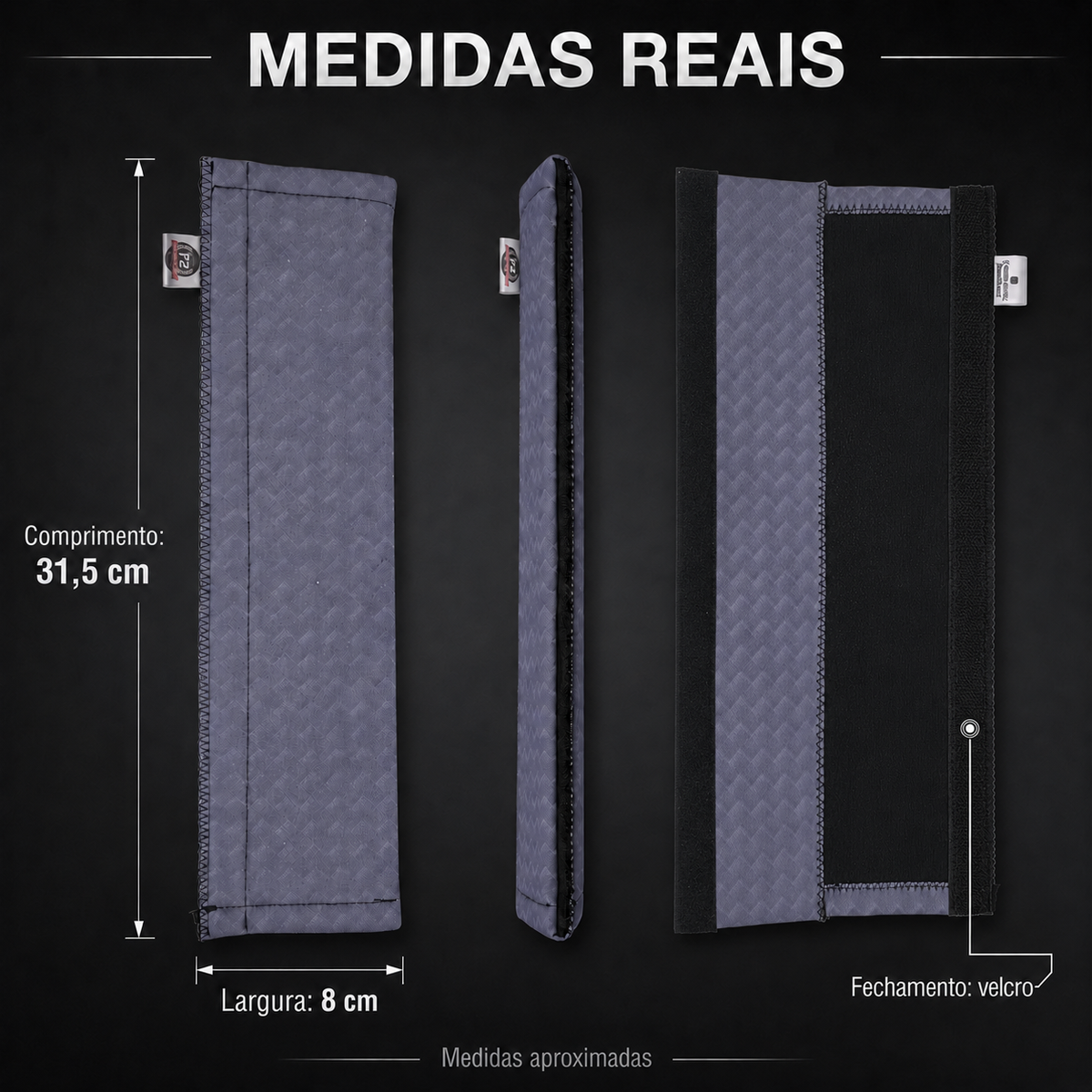 Capa Protetor de Cinto de Segurança em Neoprene