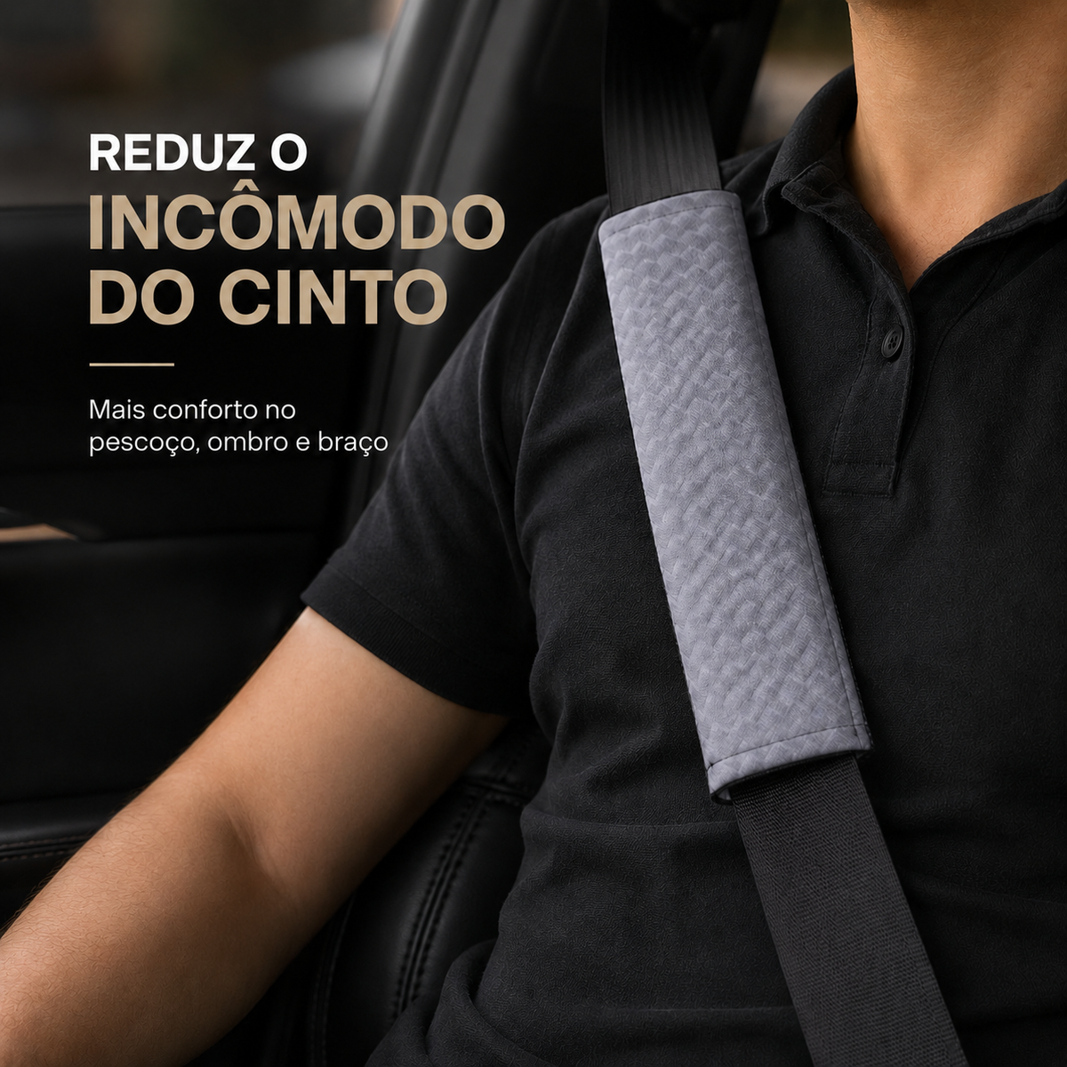 Capa Protetor de Cinto de Segurança em Neoprene