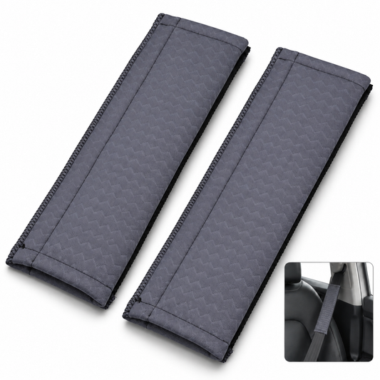 Capa Protetor de Cinto de Segurança em Neoprene - Kit Com 2 Unidades