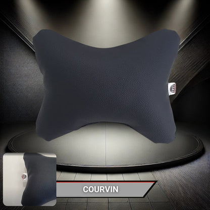 Almofada De Pescoço Em Courvin Apoio Cervical E Cabeça