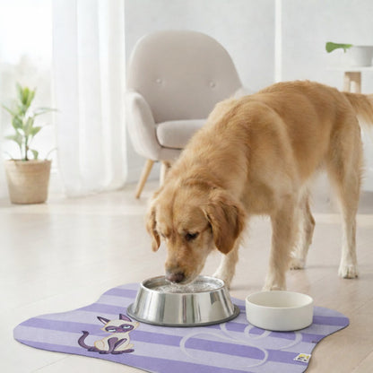 Tapete Comedouro Pet Americano Para Tigelas Cachorro Gato