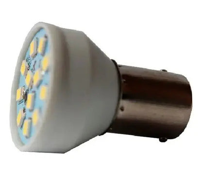 Lâmpada Led 12v Luz Branca  Lanternas E Freios- Kit 10unid. Bay15d Branco Branco-frio