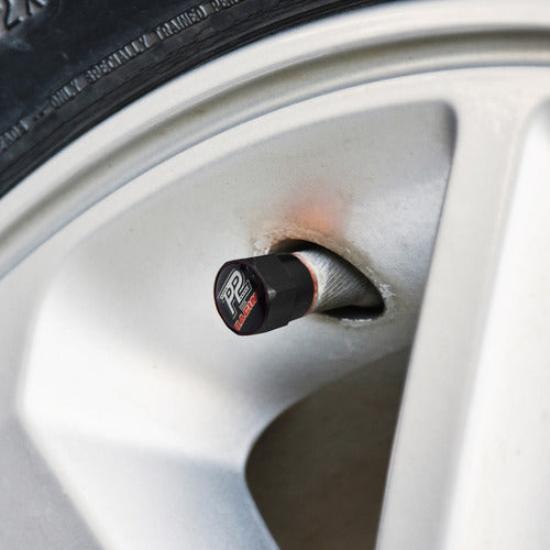 Tampa Bico Valvula Antifurto Pneu Com Chave P2 Racing