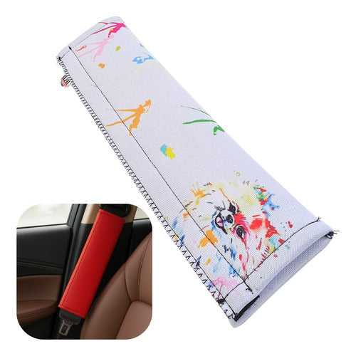 Protetor Cinto De Segurança Para Carro 2 Un Neoprene Capa