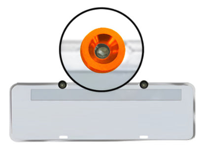 Anilha / Arruelas Para Placa E Ou Motor - Laranja Kit Com 4