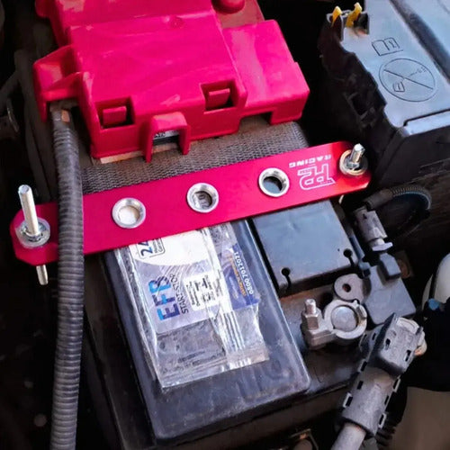 Trava Fixador Bateria Automotiva - Suporte Bateria Com Haste