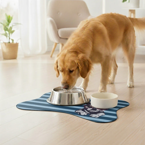 Tapete Comedouro Pet Americano Para Tigelas Cachorro Gato