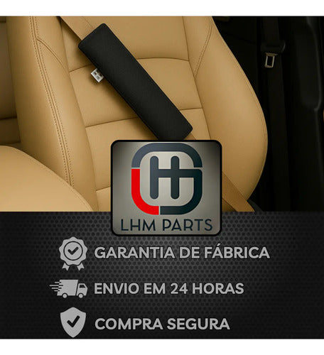 Protetor De Cinto De Segurança Carro Universal Conforto Preto