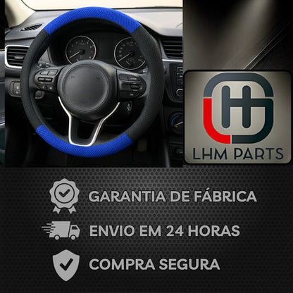 Capa De Volante Esportiva Ventilada P/ Carro 38cm Costurada