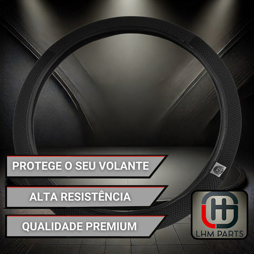 Capa De Volante Esportiva Ventilada P/ Carro 38cm Costurada