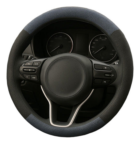 Capa De Volante Esportiva Ventilada P/ Carro 38cm Costurada