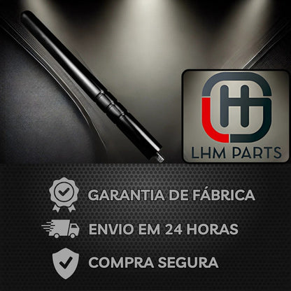 Antena De Teto Para Carro Haste Alumínio Anodizado Tuning
