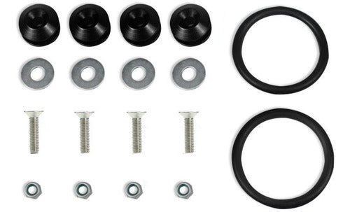 Kit Tow Strap+trava Parachoque+tampa Valvula+parafuso - Pret