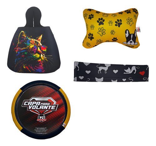 Capa Volante, Protetor Cinto, Lixeira E Almofada Em Neoprene
