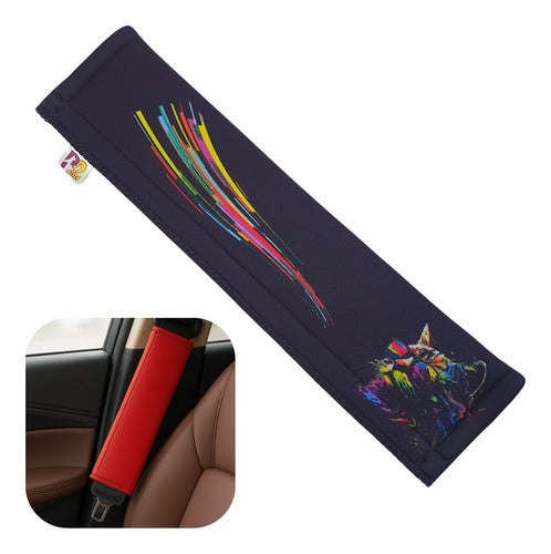 Protetor Cinto De Segurança Para Carro 2 Un Neoprene Capa