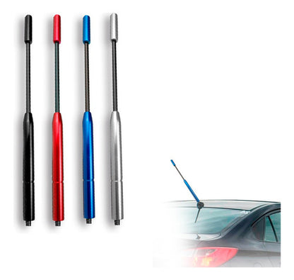 Antena Haste Alumínio Para Carro Com Rosca  (diversas Cores)