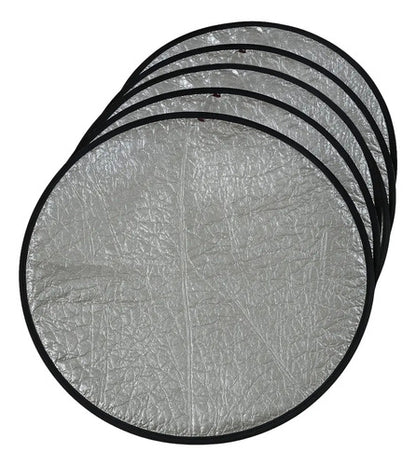 Kit Protetor Solar 5 Un P/ Volante Capa Metalizada Protetora Prateado