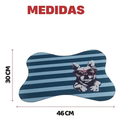 Tapete Comedouro Pet Americano Para Tigelas Cachorro Gato
