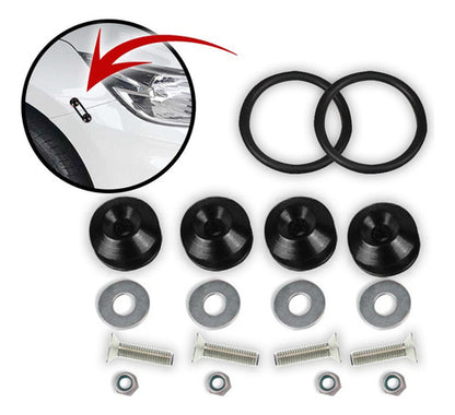 Kit Tow Strap+trava Parachoque+tampa Valvula+parafuso - Pret