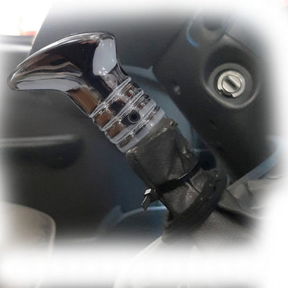 Manopla De Câmbio Alumínio Esportiva Snake Sem Ré Cromada