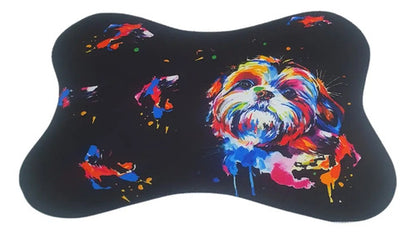 Tapete Comedouro Pet Americano Para Tigelas Cachorro Gato
