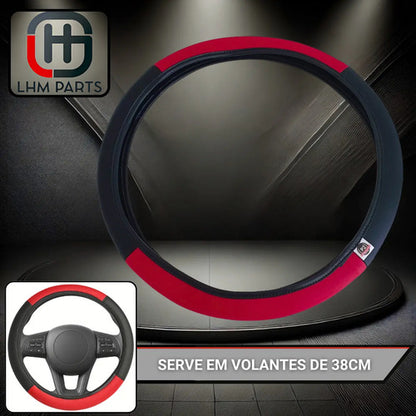 Capa De Volante Universal Em Courvin Couro Esportivo
