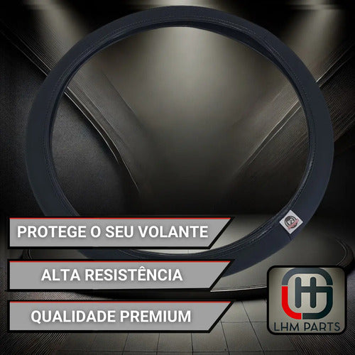 Capa De Volante Esportiva Courvin Couro P/ Carro Universal