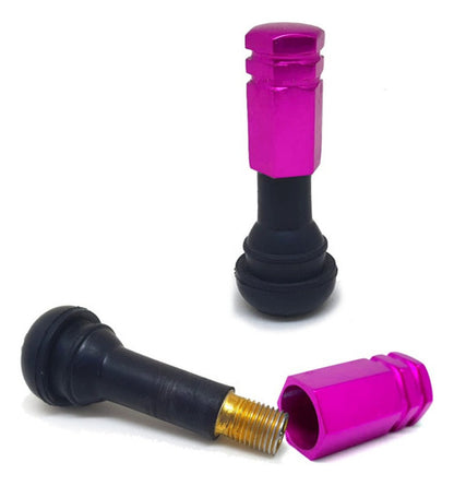 Kit Tow Strap+trava Parachoque+tampa Válvula Parafuso - Rosa