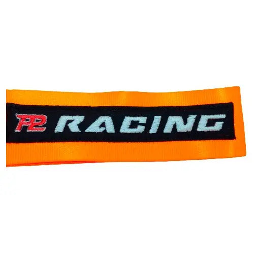 Tow Strap Hook Cinta Reboque Engate Parafusado - Laranja